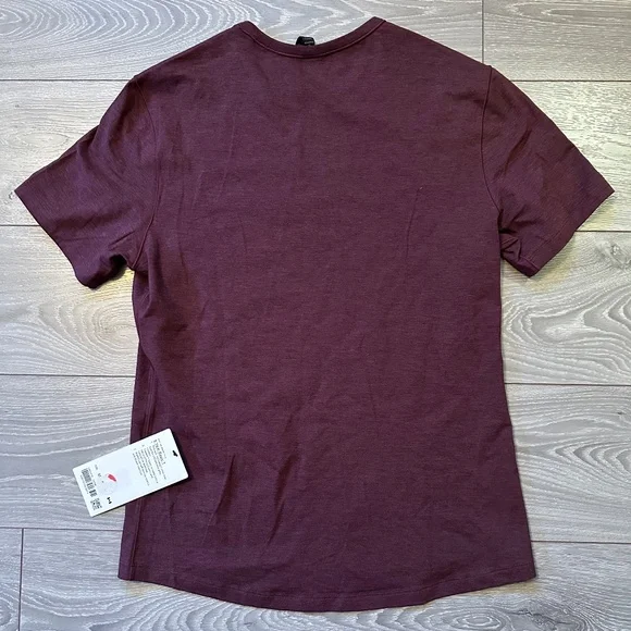 NWT 5 Year Basic Tee Lululemon Red Wine/Burgundy - Picture 2 of 4